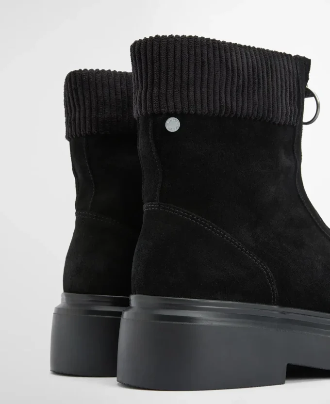 Imelda Zip-Front Ankle Boots