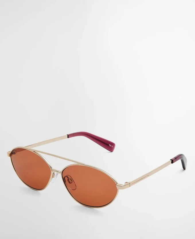 Oval Aviator Sunglasses